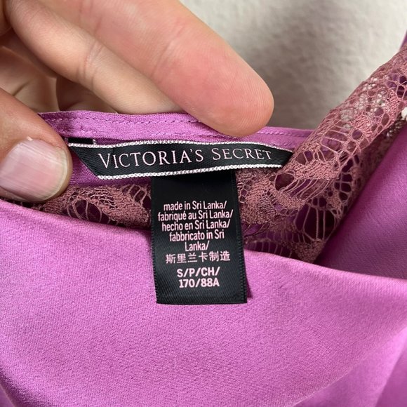 Victoria's Secret Fairy Drape Slit Satin Midi Dress - Picture 3 of 8